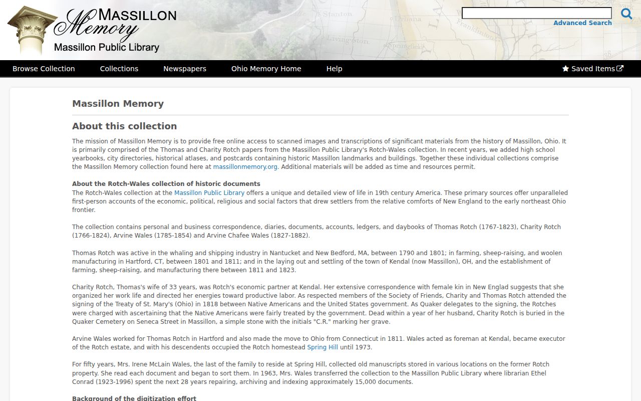 Massillon city directory collection in Massillon Memory
